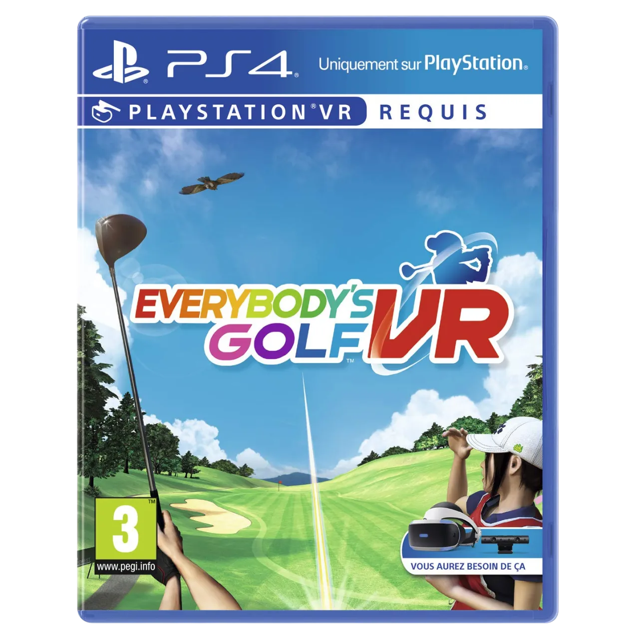 Jeu de golf en réalité virtuelle